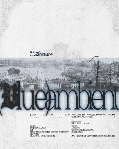 Tattoo, sound and performance night by Blue Ambient - fundraiser for Buurtoren