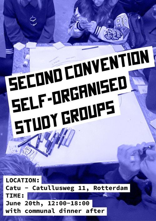 2nd convention of Self-organised study groups