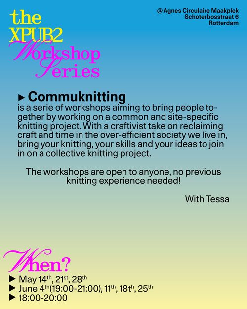 Commuknitting