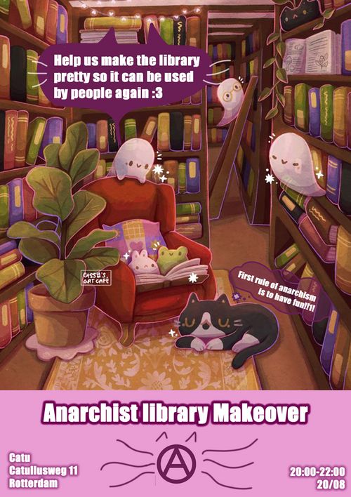 📚💅Anarchist Library Makeover!📚💅